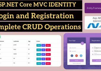 ASP.NET Core MVC: Login & Registration with Identity and CRUD Operations | Step-by-Step Tutorial